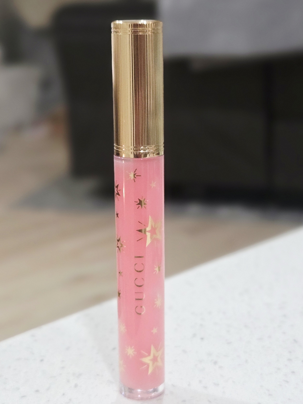 Gucci Clear Pink Lip Gloss~Bertha Pink